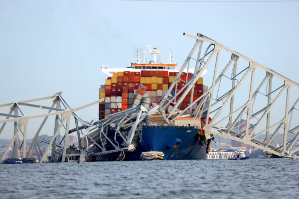 Cargo Ship Crashes into Baltimore Bridge, Causing Catastrophic Collapse