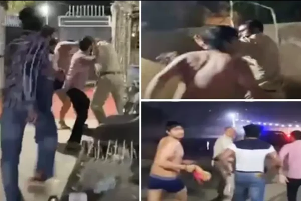 Policemen Beaten Up by Youths in Faridabad, Video Goes Viral