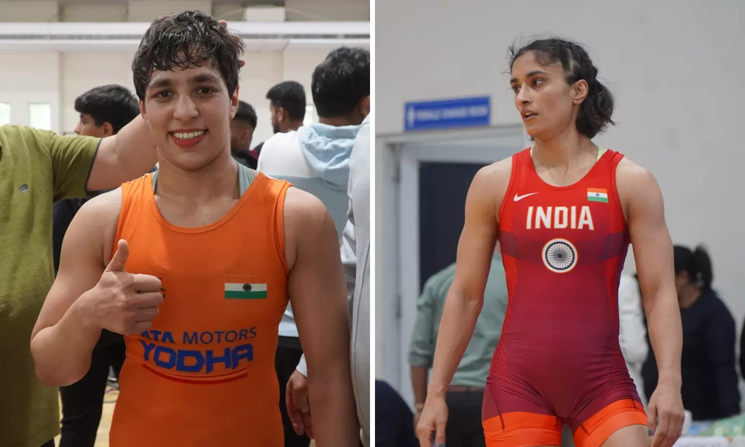 Indian Wrestlers Vinesh Phogat and Anshu Secure Paris Olympics Quotas