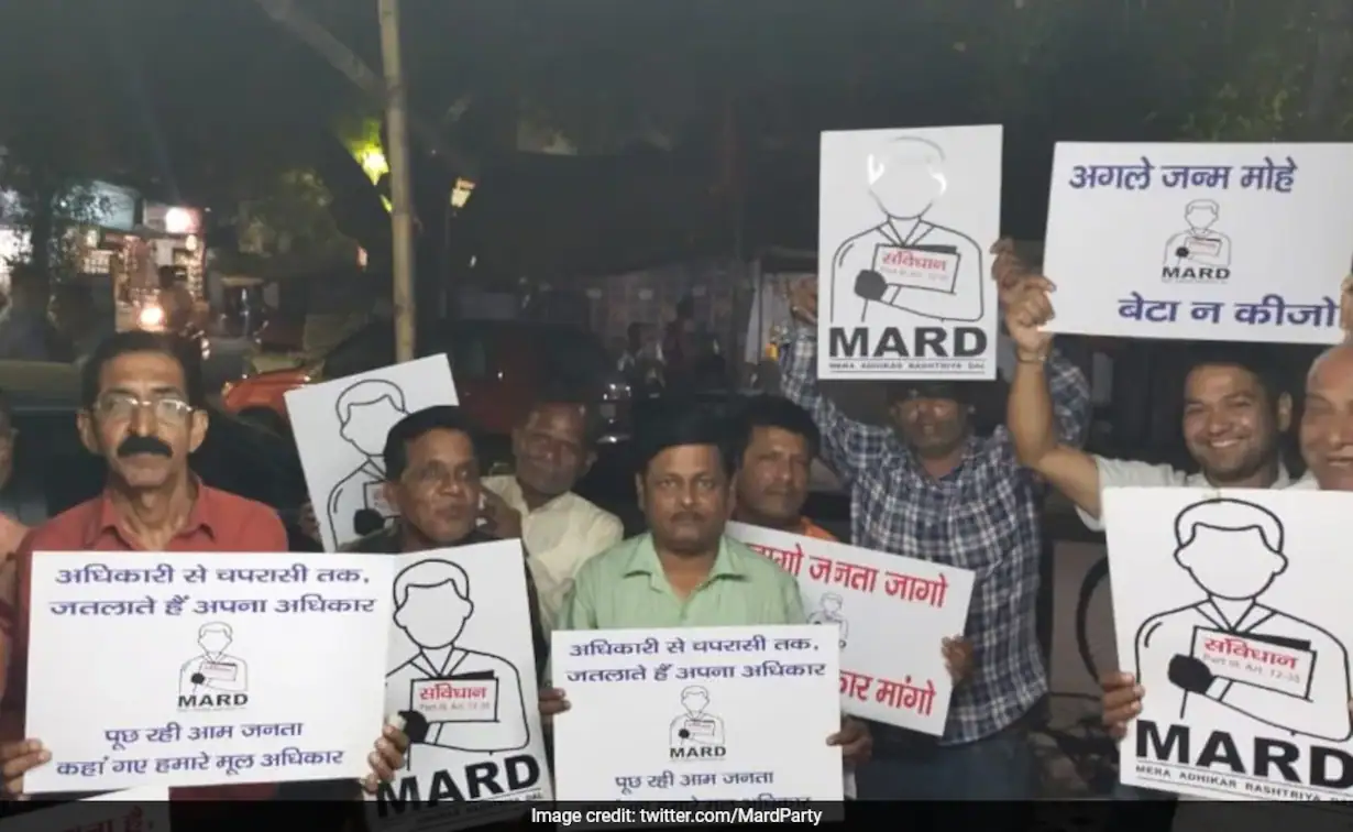 A Distinctive Political Party “MARD” Advocating for Men's Rights