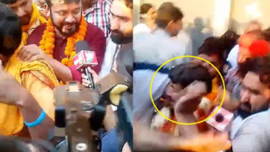 Congress Candidate Kanhaiya Kumar Attacked During Campaign in Delhi