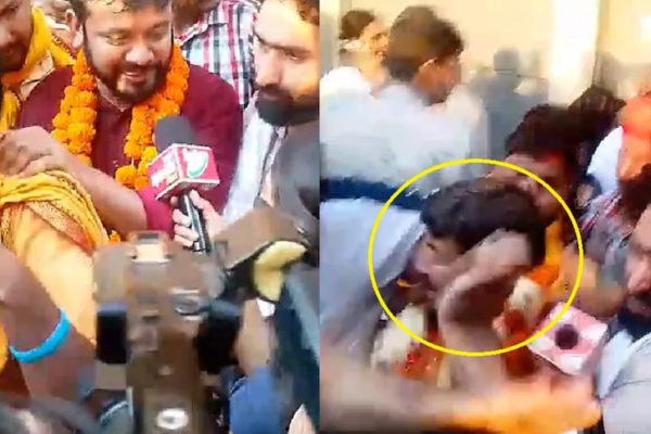 Congress Candidate Kanhaiya Kumar Attacked During Campaign in Delhi