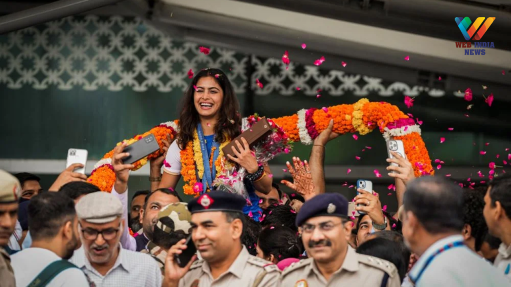 Paris Olympics: Hero's Welcome for Double Medalist Manu Bhaker