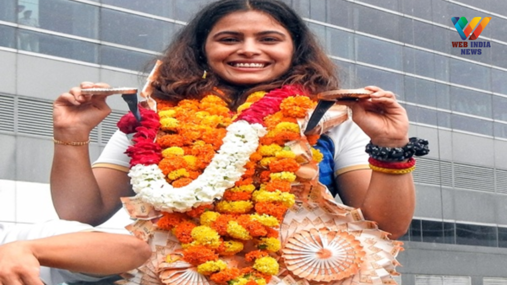 Paris Olympics: Hero's Welcome for Double Medalist Manu Bhaker