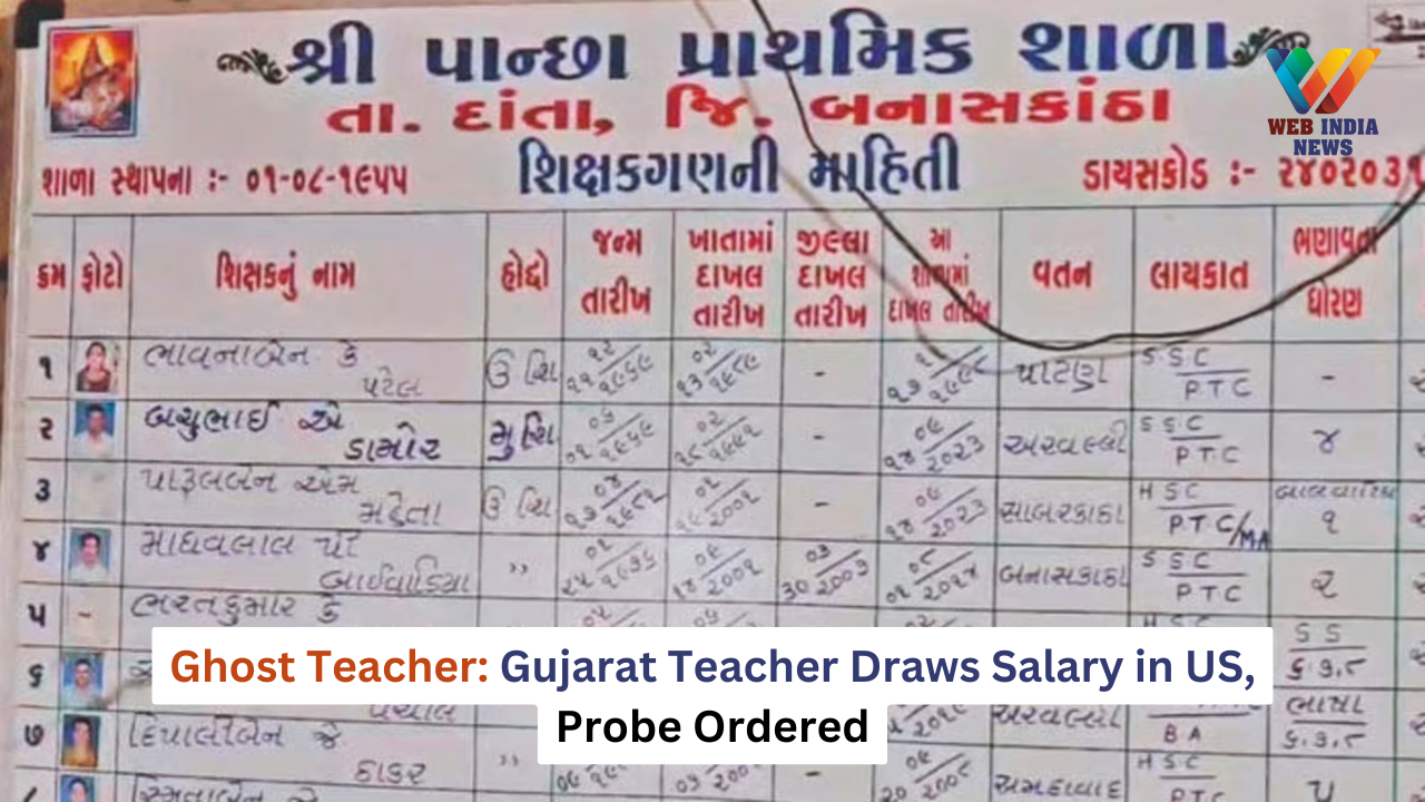 Ghost Teacher: Gujarat Teacher Draws Salary in US, Probe Ordered