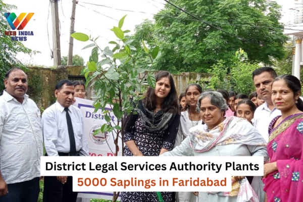 District Legal Services Authority Plants 5000 Saplings in Faridabad